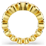 Anillo Imber Tallas redondas combinadas, Blanco, Baño tono oro