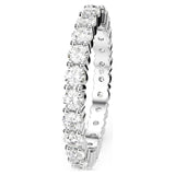 Anillo Matrix Vittore Talla redonda, Blanco, Acabado en tono plateado