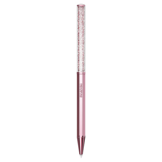 Bolígrafo Crystalline Forma octagonal, Rosa, Lacado rosa