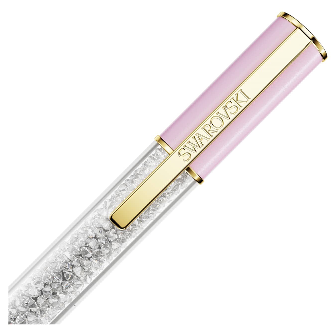 Bolígrafo Crystalline Lustre, Rosa, Baño tono oro