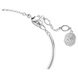 Brazalete Constella Talla redonda, Dancing Stone, Blanco, Baño de rodio