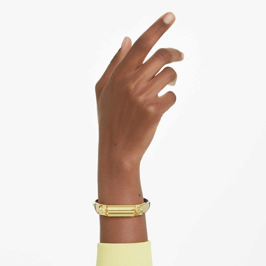 Brazalete Lucent Amarillo, Baño tono oro