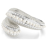 Brazalete Sublima, Talla redonda, Blanco, Baño de rodio