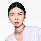 Colgante en capas Sublima, Blanco, Baño de rodio