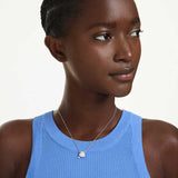 Colgante Idyllia Tallas mixtas, Corazón con flecha, Blanco, Combinación de acabados metálicos