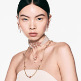 Strand Imber, Talla redonda, Rosa, Baño tono oro