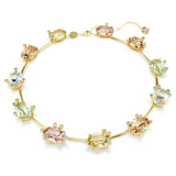 Collar Tennis Gema Tallas mixtas, Multicolor, Baño tono oro