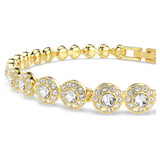 Conjunto Una Angelic Talla redonda, Blanco, Baño tono oro