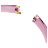 Gargantilla Dulcis Talla octogonal, Pavé, Rosa, Baño tono oro