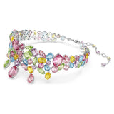 Gargantilla Gema, Tallas mixtas, Multicolor, Baño de rodio