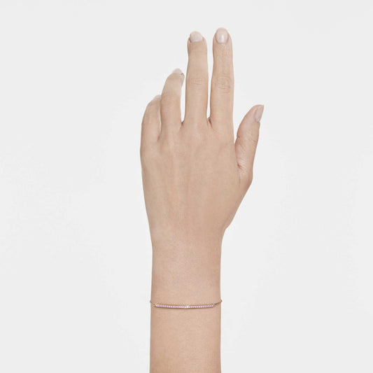 Pulsera Only, Talla redonda, Morada, Acabado en oro de 18 quilates