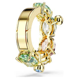 Pendiente ear cuff GemaIndividual, Tallas mixtas, Multicolor, Baño tono oro