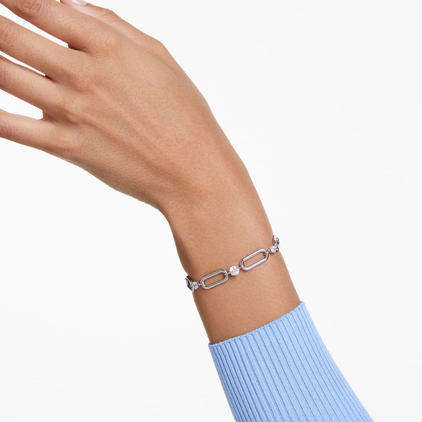 Pulsera Constella Blanca, Baño de rodio