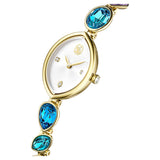 Reloj Gema Pulsera de cristal, Tono dorado, Acabado tono oro