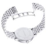 Reloj Imber Fabricado en Suiza, Brazalete de metal, Tono plateado, Acero inoxidable