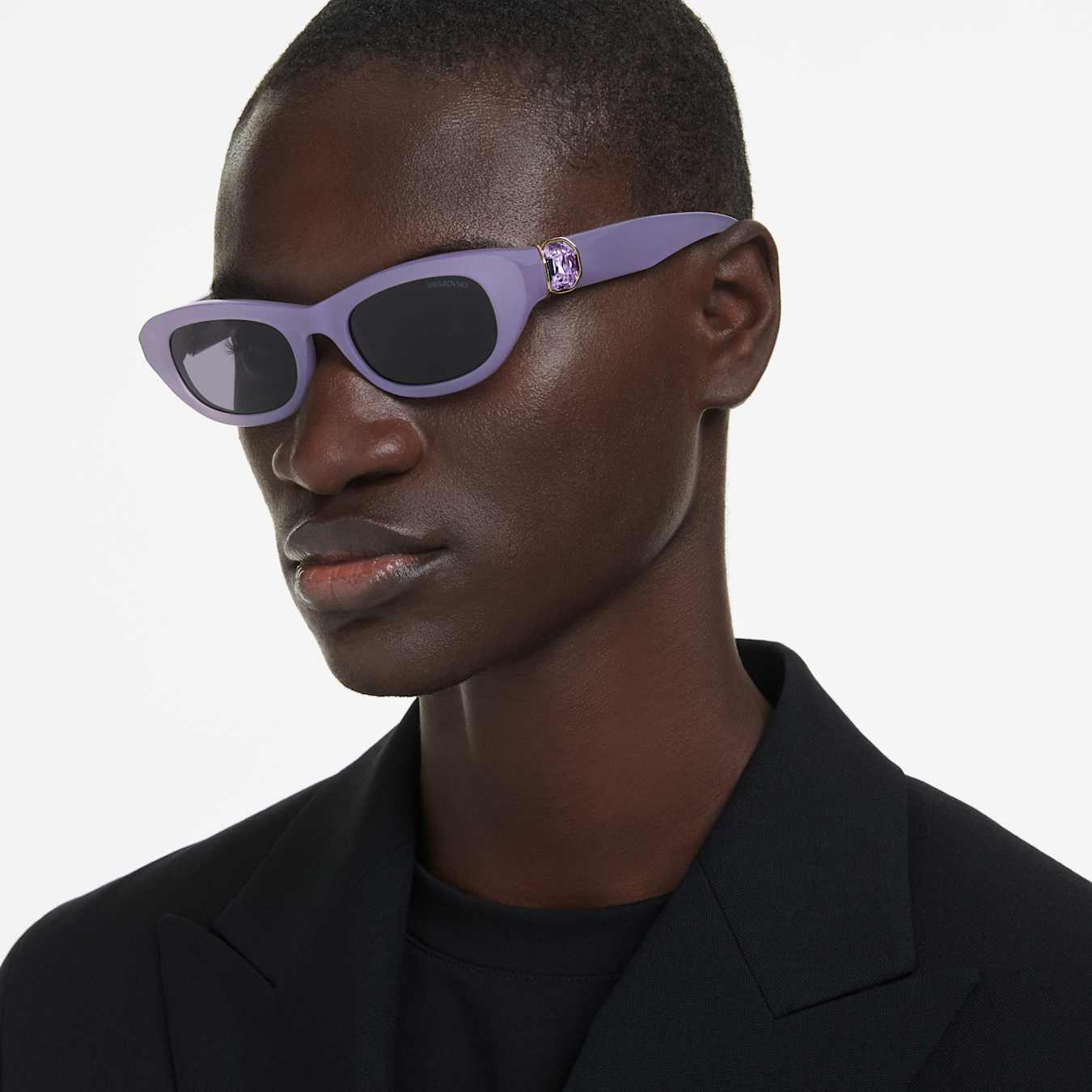 Gafas de sol Millenia Forma de almohada, Púrpura