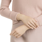 Anillo Matrix Vittore Talla marquisa, Blanco, Baño tono oro rosa