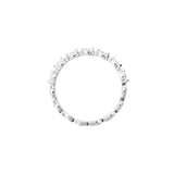 Anillo Matrix Vittore Talla marquisa, Blanco, Baño de rodio