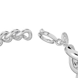 Pulsera Dextera, Pavé, Blanco, Baño de rodio