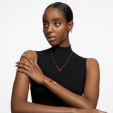 Anillo Constella, Conjunto (2), Talla redonda, Blanco, Baño tono oro