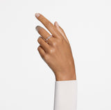 Anillo Constella, Pavé, Blanco, Baño tono oro rosa