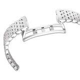 Reloj Attract Recubierto en pavé, tono plateado, Acero inoxidable