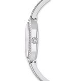 Reloj Dextera Bangle, Fabricado en Suiza, Brazalete de metal, Tono plateado, Acero inoxidable