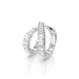 Anillo Hyperbola, Símbolo del infinito, Blanco, Baño de rodio