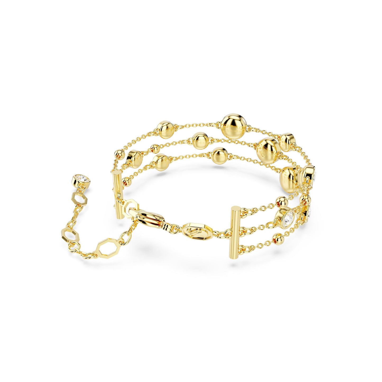 Pulsera ancha Imber, Talla redonda, Baño tono oro