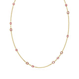 Strand Imber, Talla redonda, Rosa, Baño tono oro