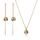 Conjunto Sublima, Blanco, Baño tono oro rosa