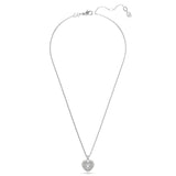 Colgante Hyperbola, Corazón, Blanco, Baño de rodio