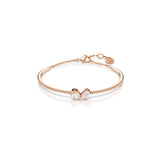 Conjunto Mesmera, Tallas mixtas, Blanco, Baño tono oro rosa