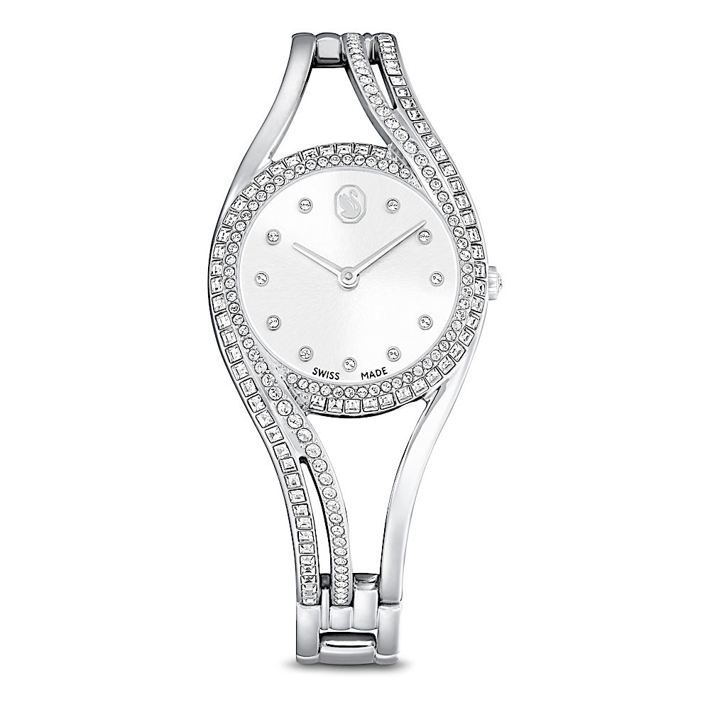 Reloj con brazalete Hyperbola, Fabricado en Suiza, Tono plateado, Acero inoxidable