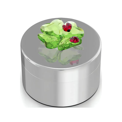 Idyllia Caja decorativa Trébol y Mariquita