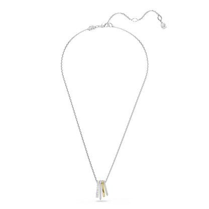 Colgante Hyperbola, Tallas mixtas, Blanco, Combinación de acabados metálicos