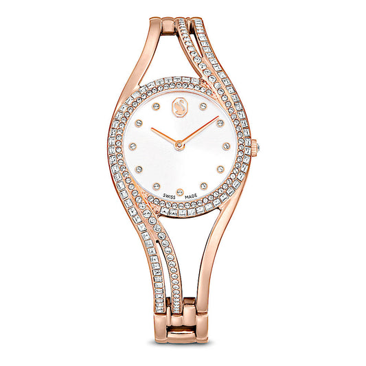 Reloj con brazalete Hyperbola, Fabricado en Suiza, Tono oro rosa, Acabado tono oro rosa