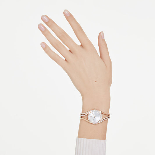 Reloj con brazalete Hyperbola, Fabricado en Suiza, Tono oro rosa, Acabado tono oro rosa