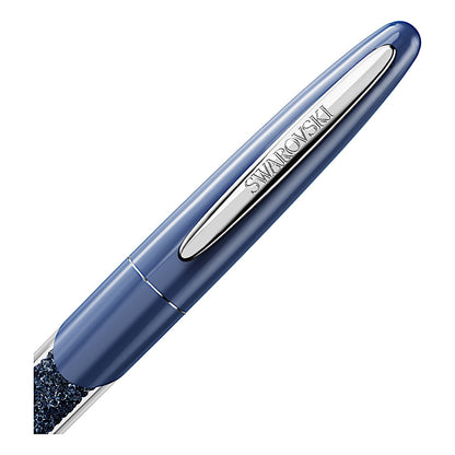 Bolígrafo Rollerball Crystalline Nova, Azul, Cromado