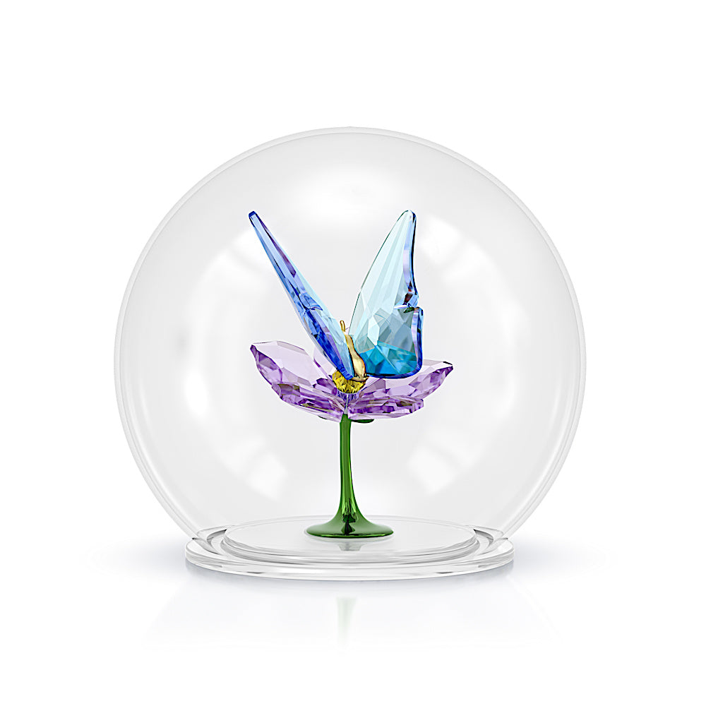Idyllia Bola de cristal Mariposa y flor