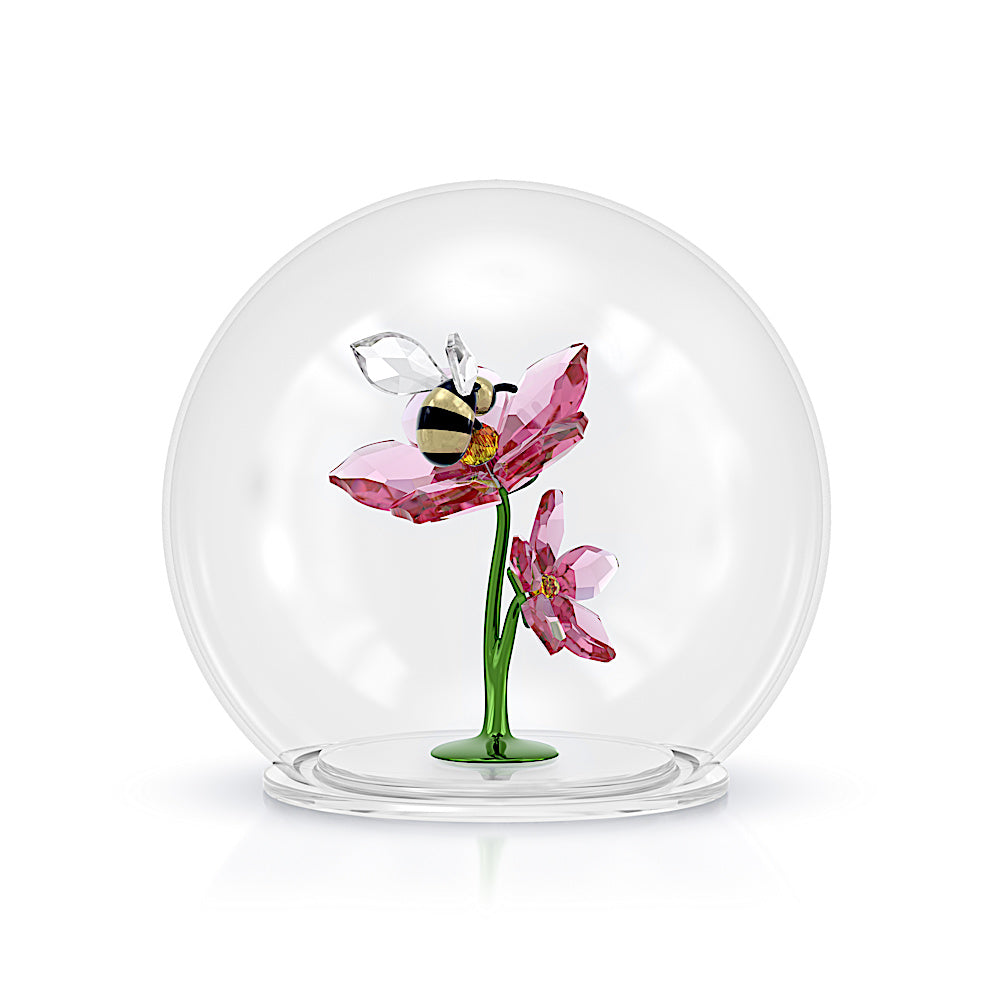 Idyllia Bola de cristal Abeja y flores