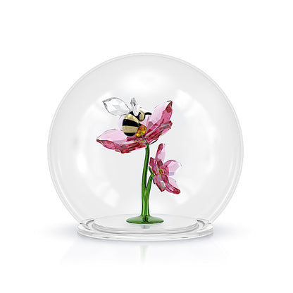 Idyllia Bola de cristal Abeja y flores