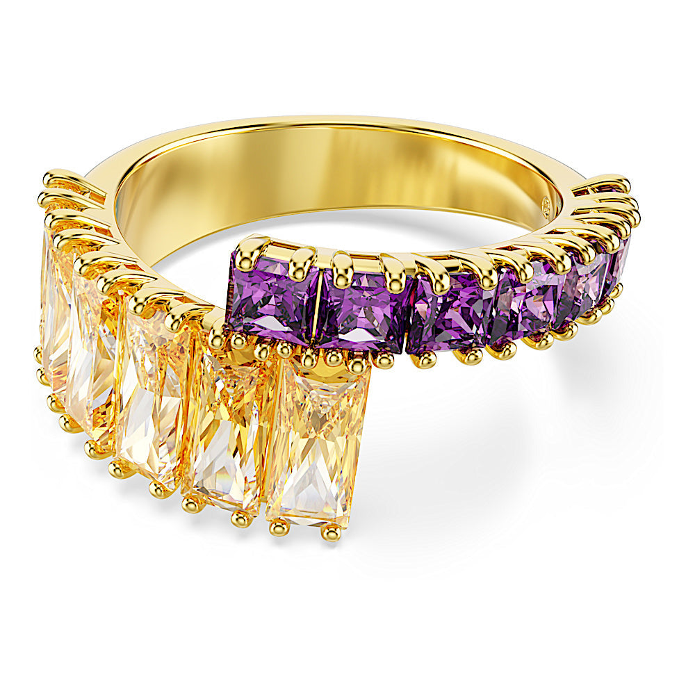Anillo Matrix, Tallas mixtas, Multicolor, Baño tono oro