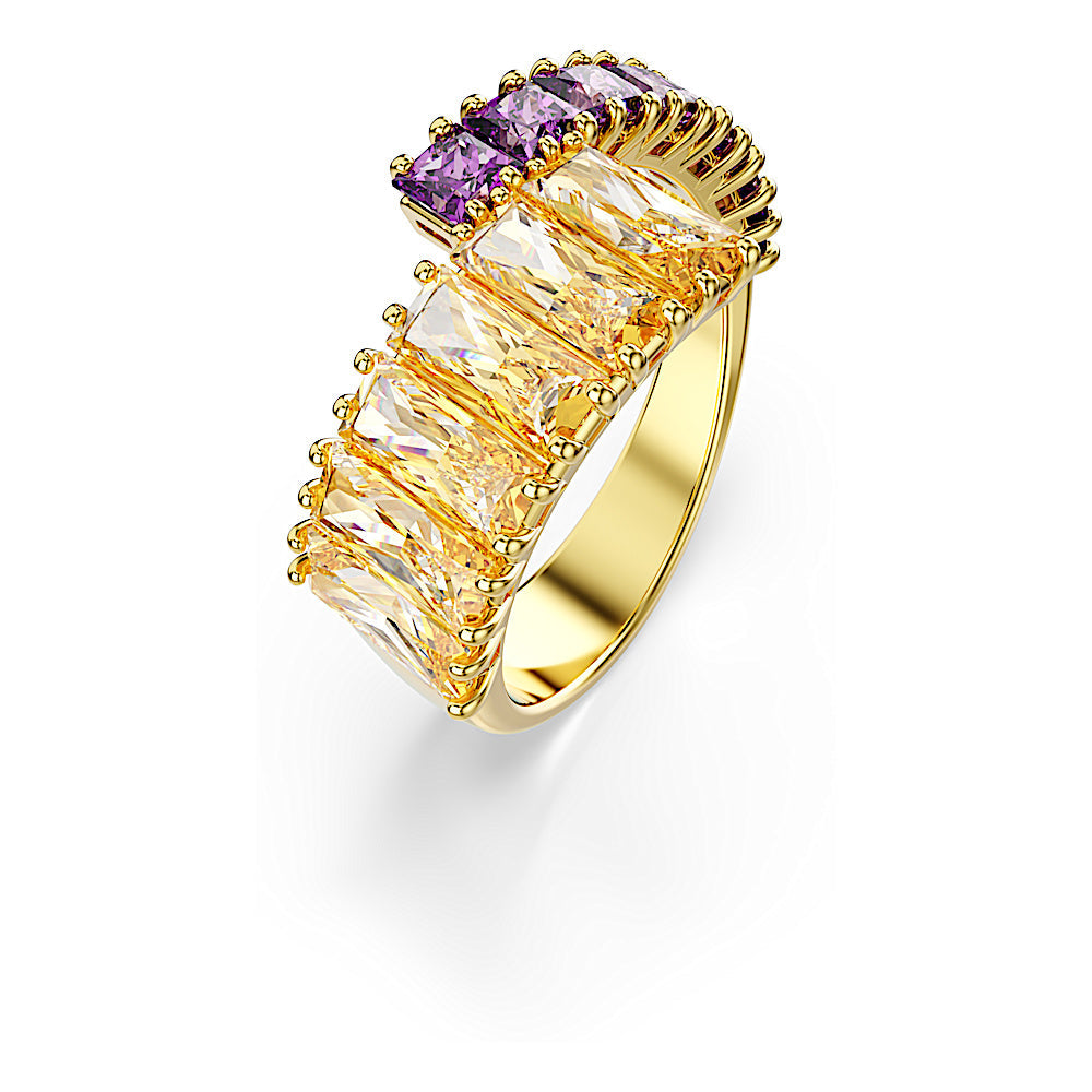 Anillo Matrix, Tallas mixtas, Multicolor, Baño tono oro