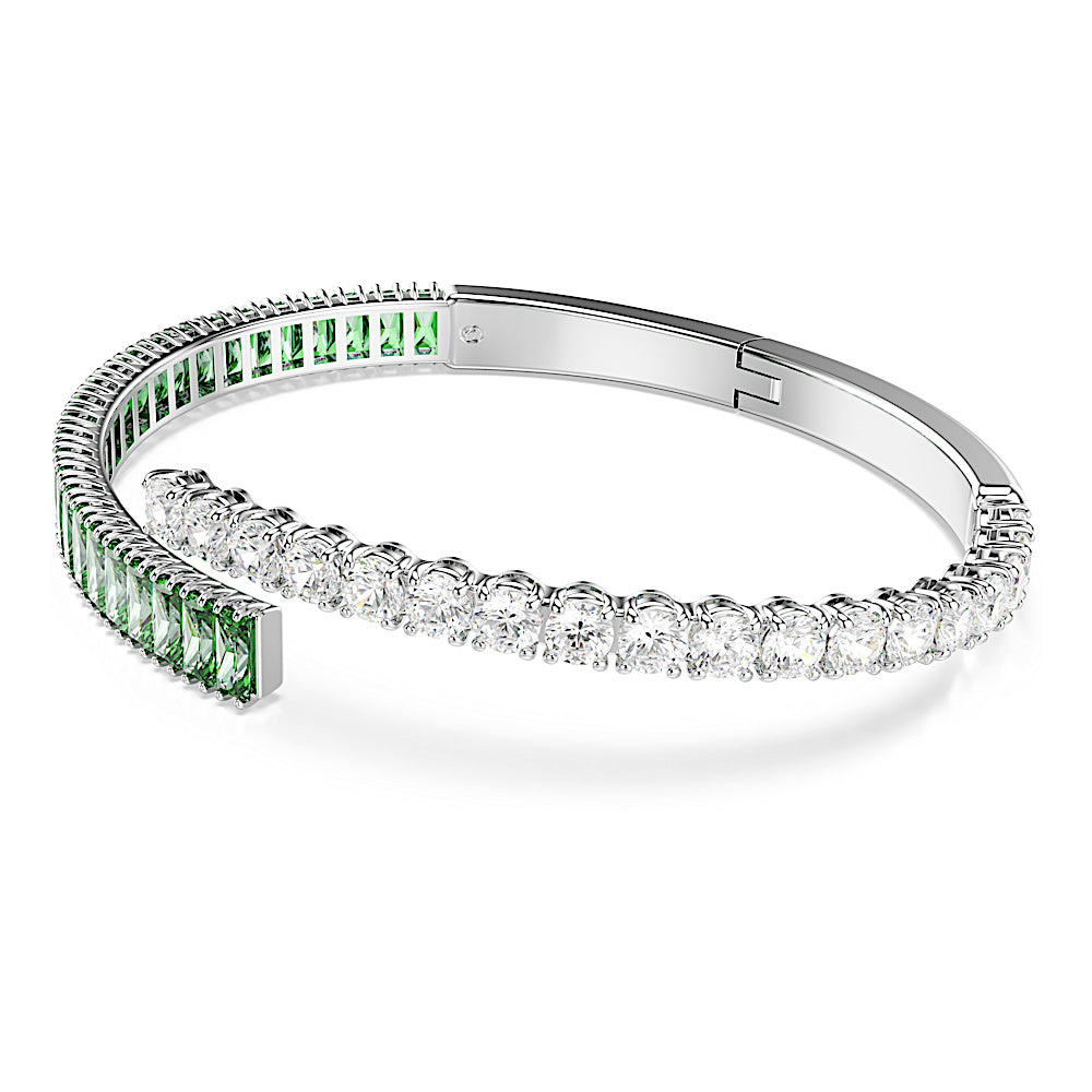 Brazalete Matrix, Tallas mixtas, Verde, Baño de rodio