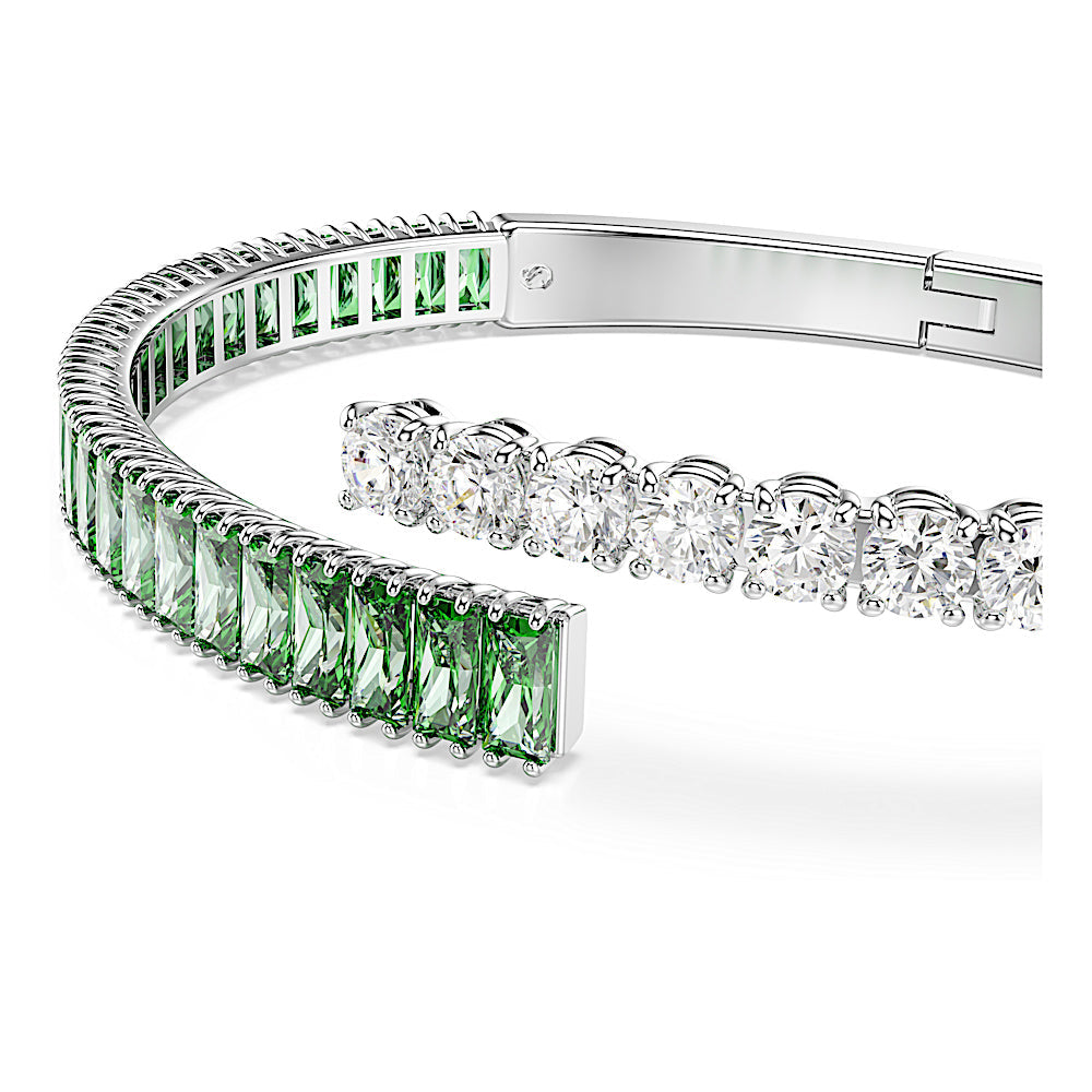Brazalete Matrix, Tallas mixtas, Verde, Baño de rodio