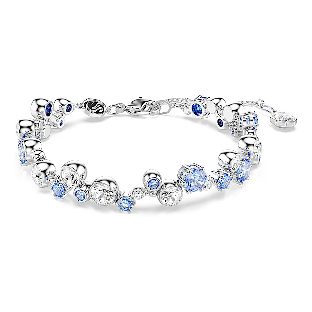 Pulsera Constella, Tallas mixtas, Azul, Baño de rodio
