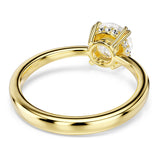 Anillo de cóctel Stilla Attract, Talla redonda, Blanco, Baño tono oro