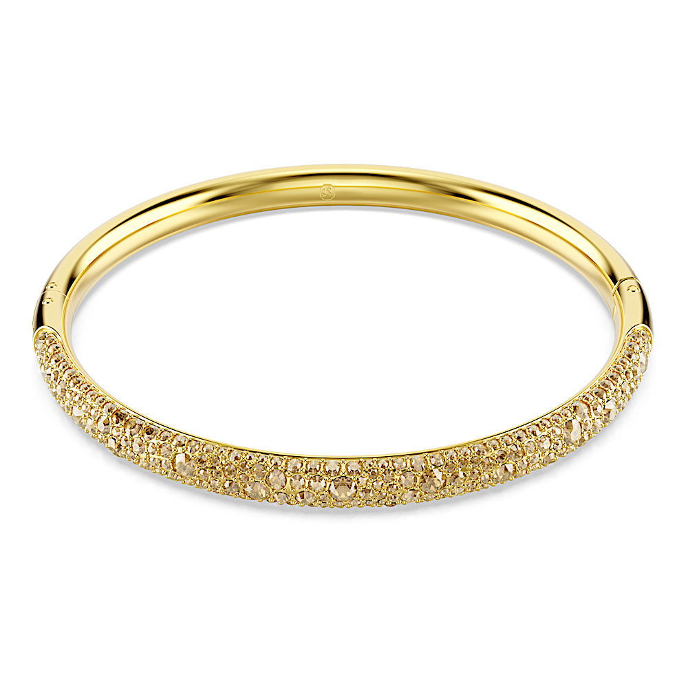 Brazalete Sublima, Pavé nieve, Blanco, Baño tono oro