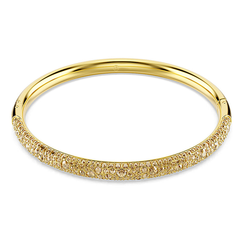 Brazalete Sublima, Pavé nieve, Blanco, Baño tono oro